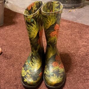 Sloggers Multicolor Floral Rain Boots